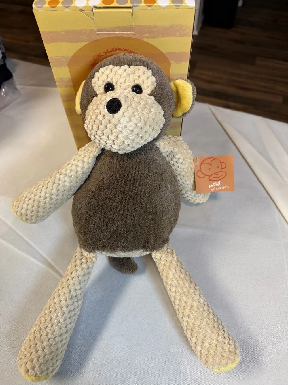Scentsy Buddy Mollie The Monkey Plush w/ Original Box Retired no scent pack